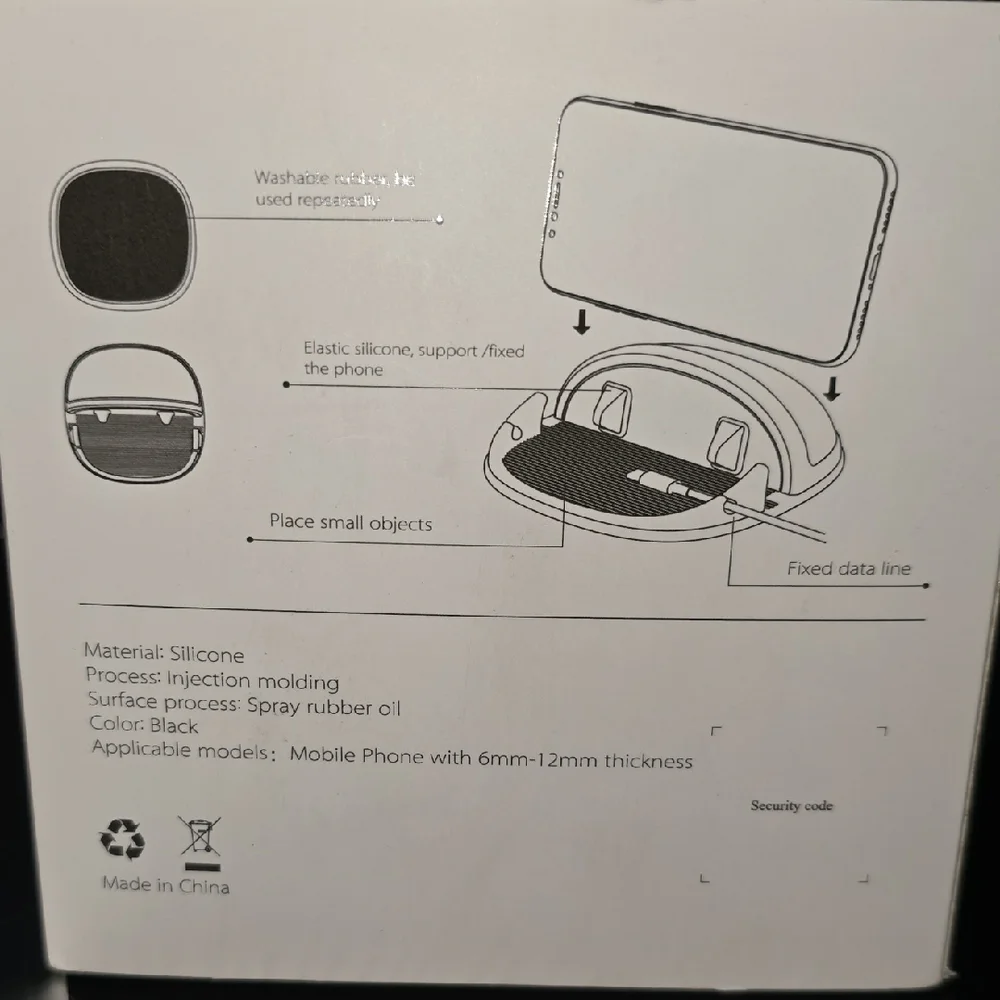Amazon Outlet black silicone